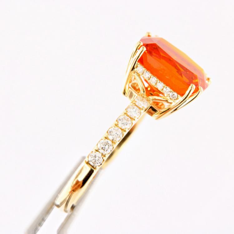 Opal Jewellery, Gold Fire Opal